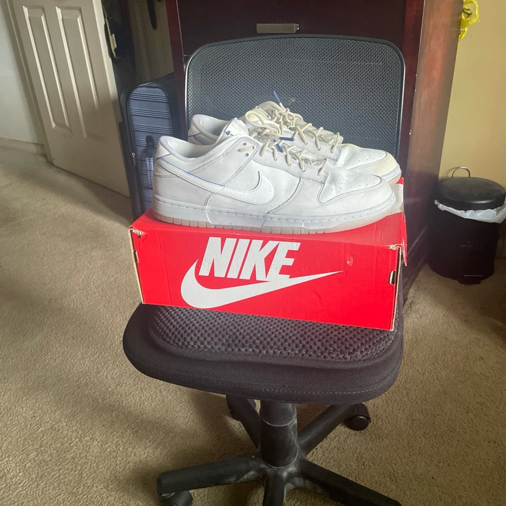 Nike Dunk Low Wolf Grey Pure Platinum Size 14